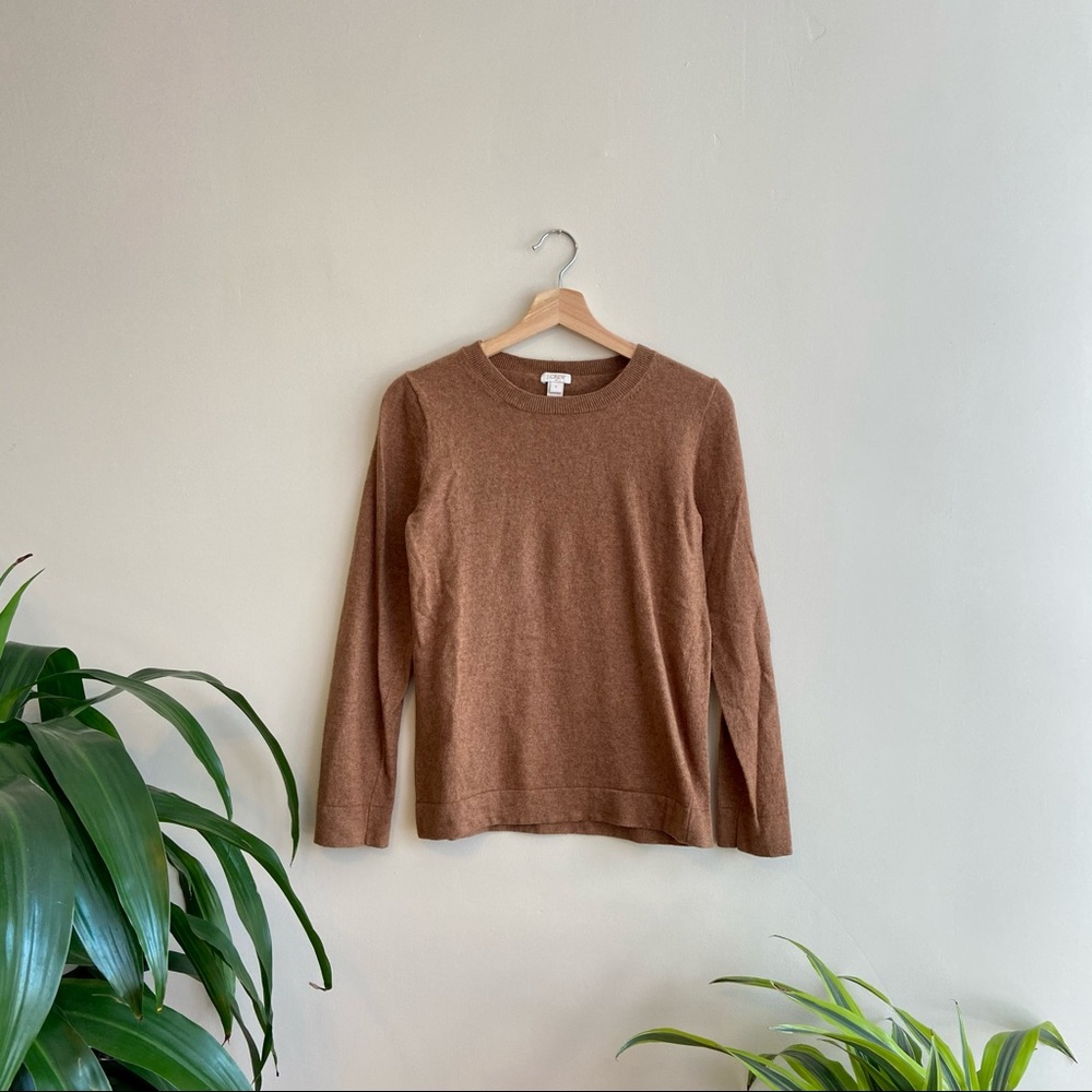 J. Crew Cotton & Wool Crewneck